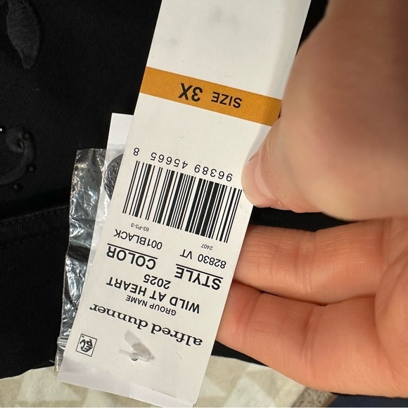 Alfred dunner Floral Embroidered Denim Jacket - Picture 4 of 4